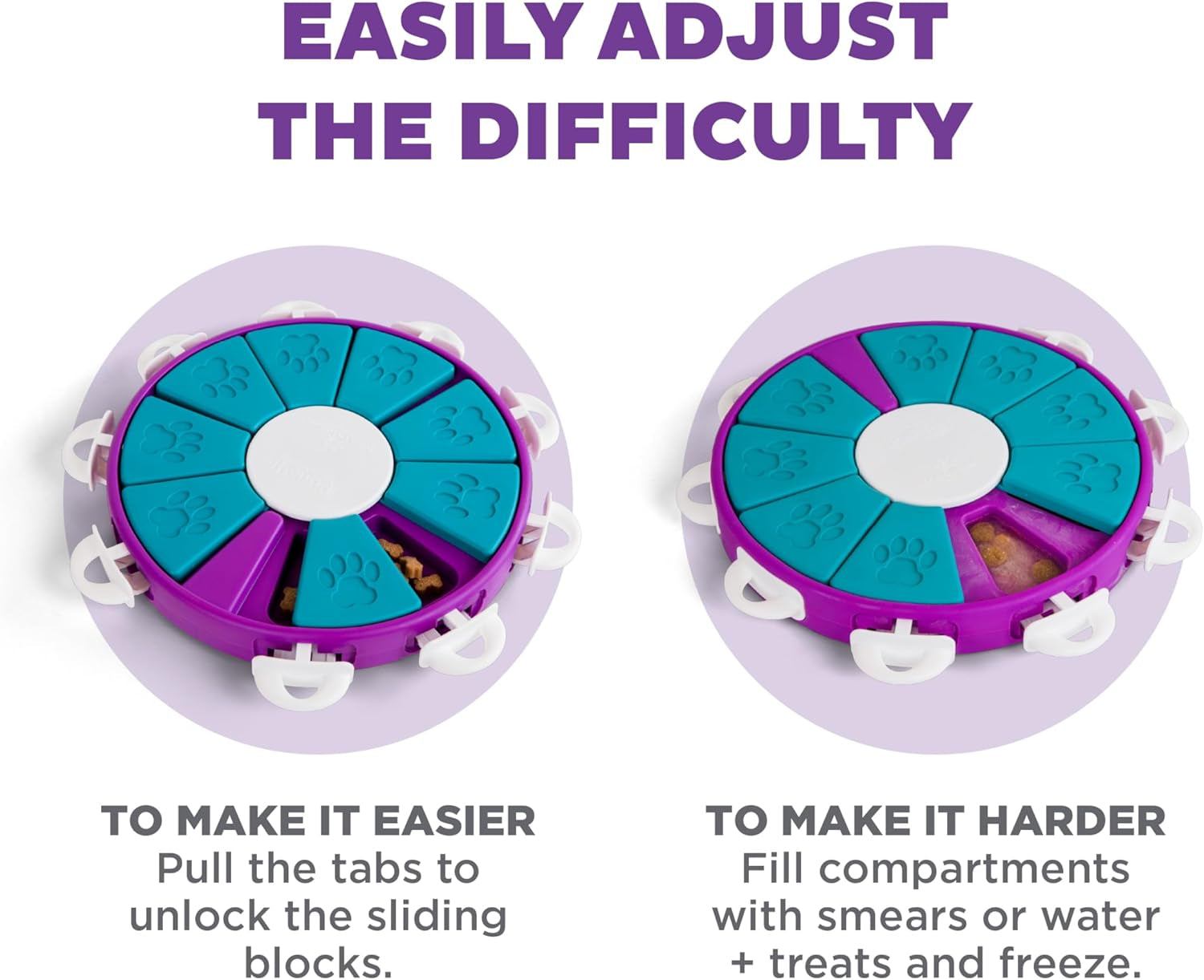 Nina Ottosson De Puzzle Pour Chien Dog Twister - Interactif/À Friandises - Niveau Avancé