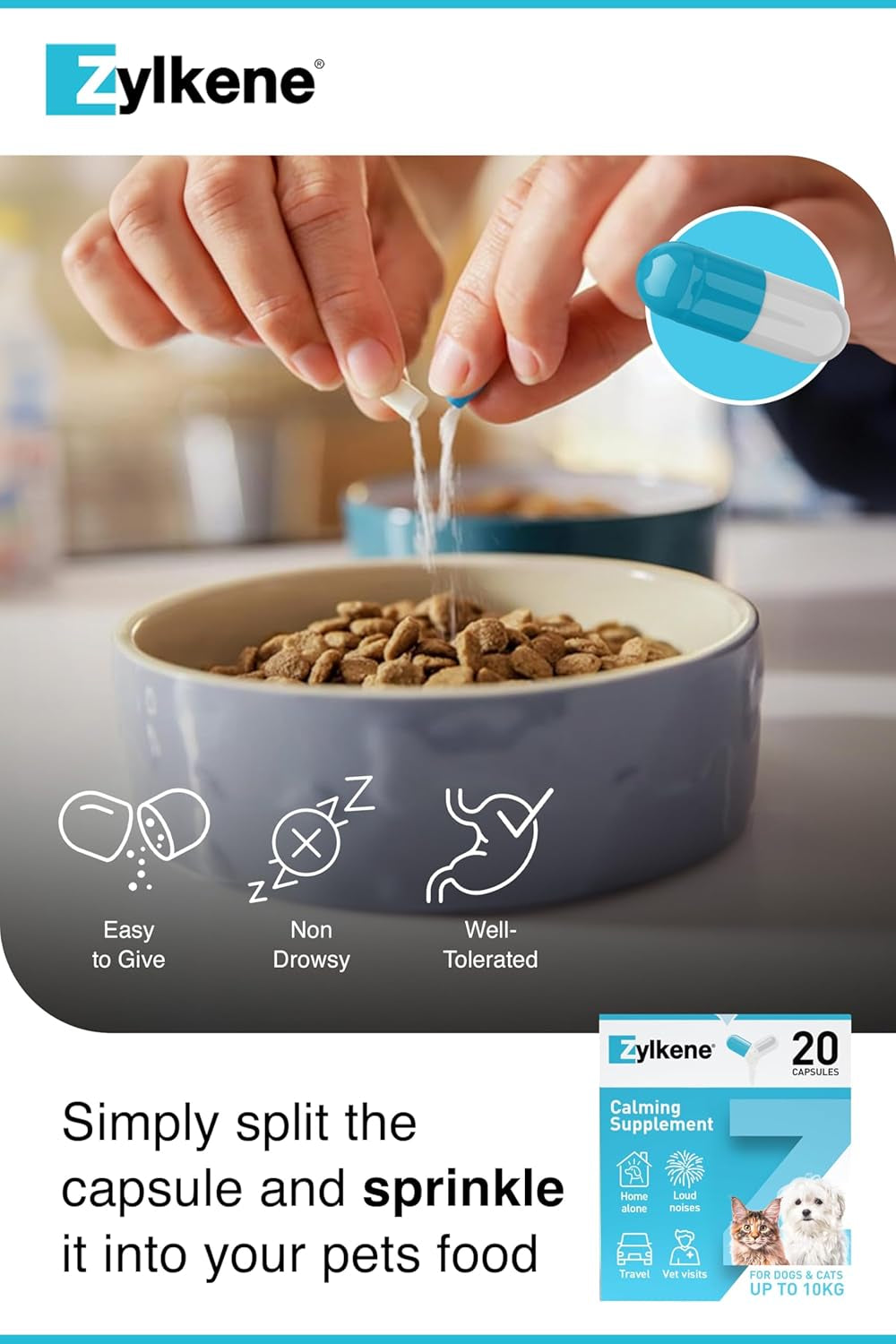 Vetoquinol Zylkène 75Mg 20 Gélules