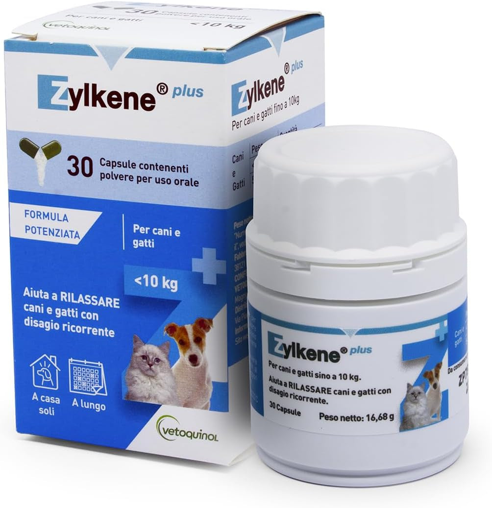 Zylkene plus Cani/Gatti 10 Kg 30 Capsule