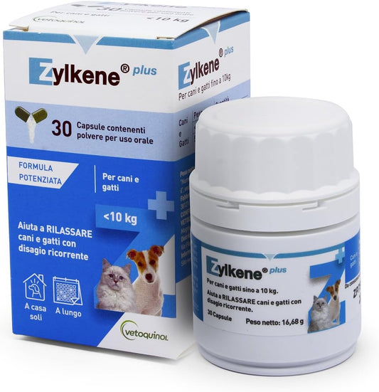 Zylkene plus Cani/Gatti 10 Kg 30 Capsule