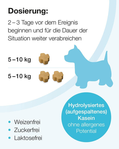 Vetoquinol Zylkene Chews 75 Mg | Lot De 2 Paquets De 14 Boulettes | Complément Alimentaire Pour Chiens Et Chats | plus De Bien-Être Dans Des Situations Inhabituelles