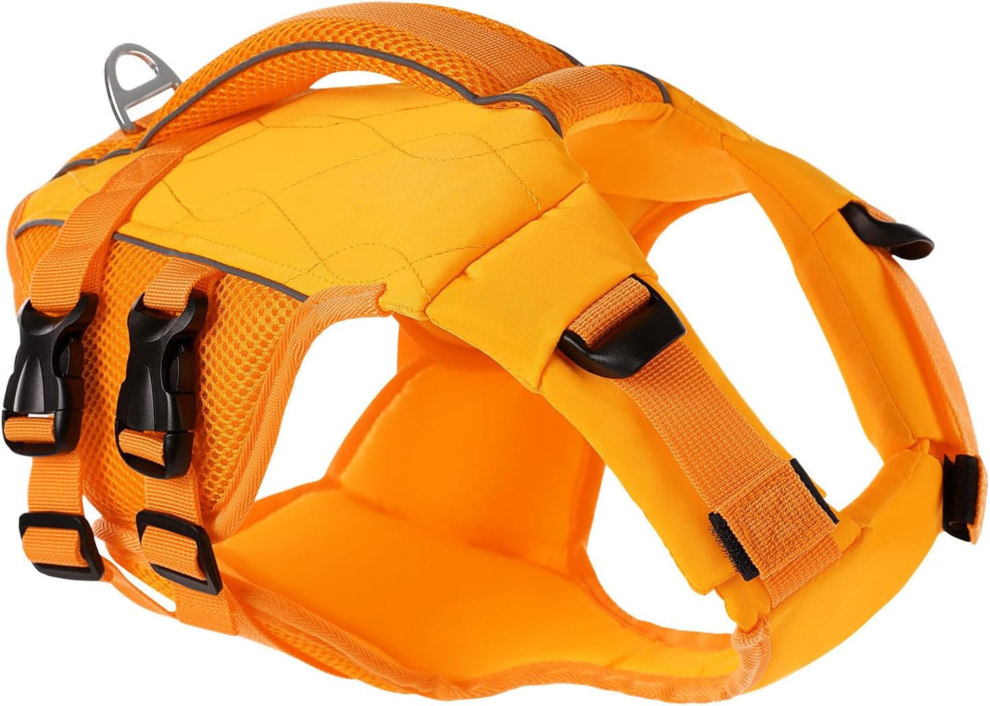 Gilet De Sauvetage Pour Chien, Flottabilité Intense, Haute Visibilité, Poignée De Sauvetage, Réglable, Orange, Small