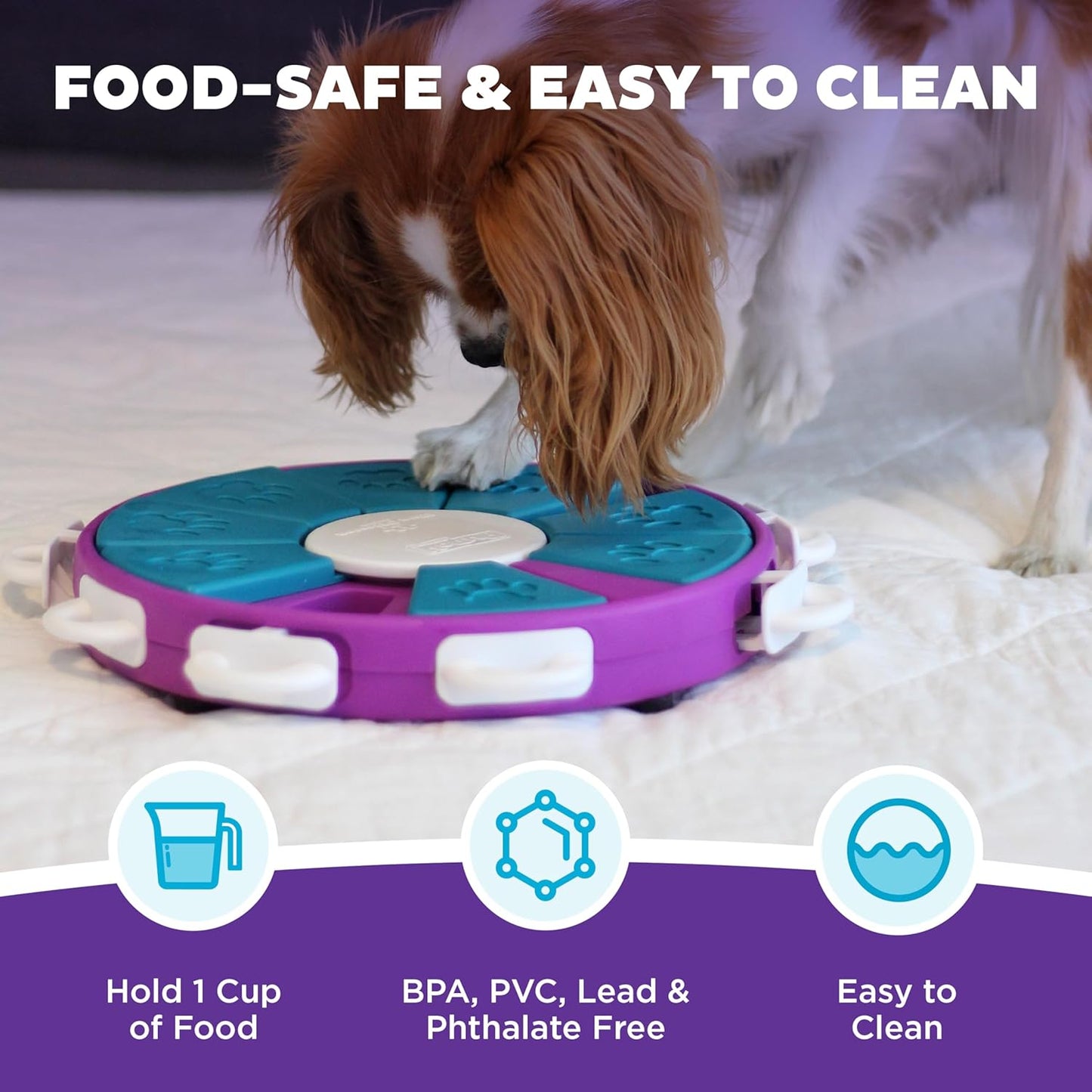 Nina Ottosson De Puzzle Pour Chien Dog Twister - Interactif/À Friandises - Niveau Avancé